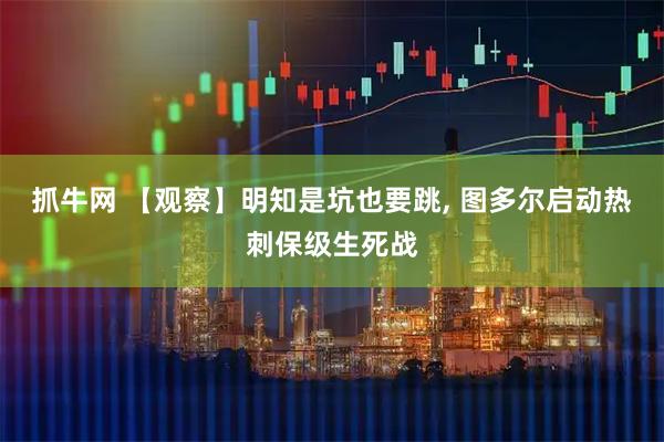 抓牛网 【观察】明知是坑也要跳, 图多尔启动热刺保级生死战